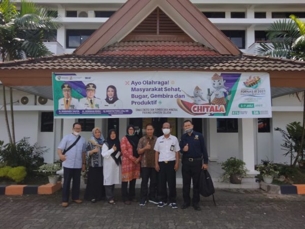 Melakukan Orientasi Dalam Rangka Mempelajari Proses Akreditasi dan Potensi Peningkatan PAD pada Dinas ESDM Provinsi Sumatera Selatan Tanggal 21 s/d 24 Juni 2022